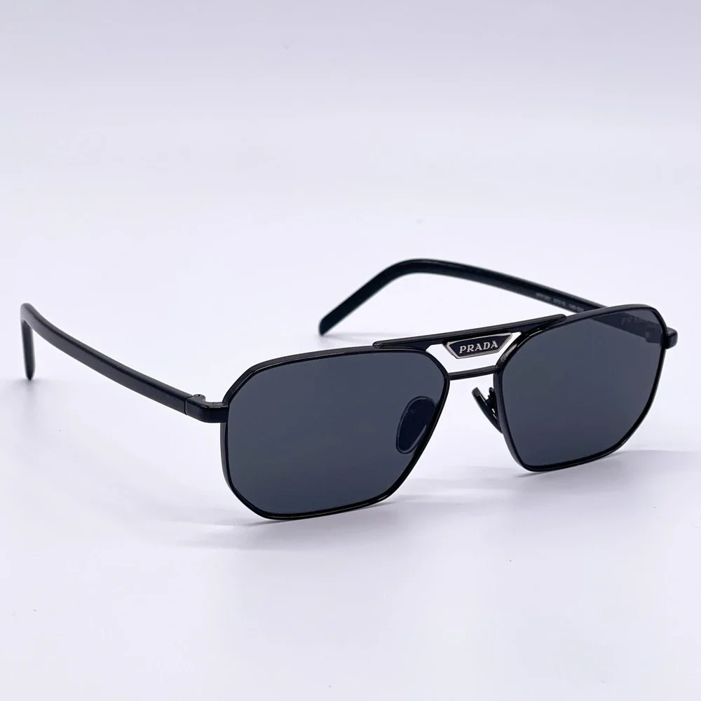NEW PRADA PR58YS 1AB5S0 UNISEX EYEWEAR PRADA SPR 58Y BLACK SUNGLASSES PR 58YS